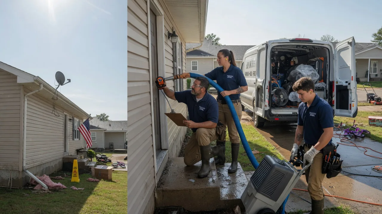 Ceiling Water Damage Restoration in Lone Jack, MO near me